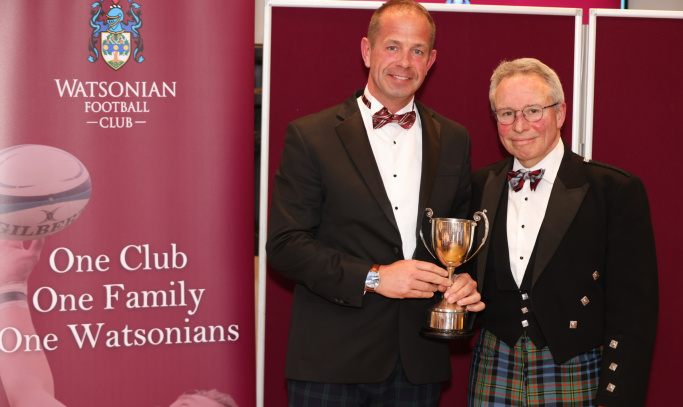 Ian Hogg Trophy presented to Richard Kelly