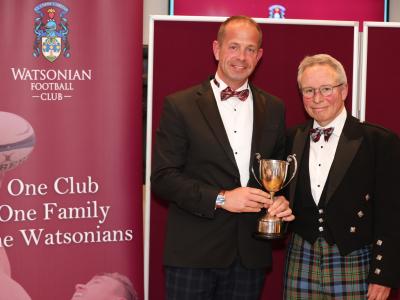 Ian Hogg Trophy presented to Richard Kelly